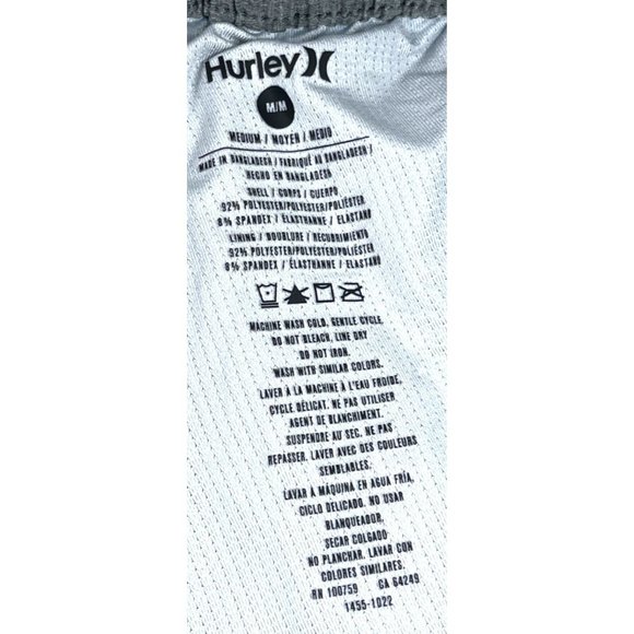 Hurley Swimsuit Lobo Volley Boardshort size medium 3b - Picture 7 of 9